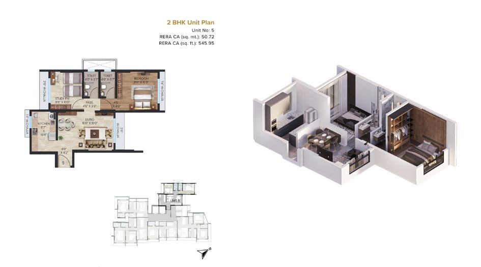 Gayatri-Enclave-Floor-Plan-2 BHK-546 Sqft